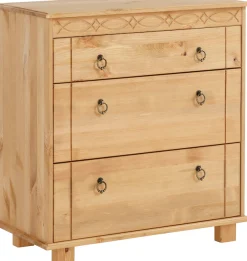 OTTO home Kommode »Indra Sideboard« B/T/H: 74/35/75 cm,75 cm breit, aus massiver Kiefer, FSC®-zertifiziert