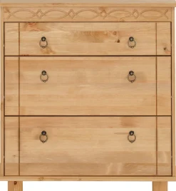 OTTO home Kommode »Indra Sideboard« B/T/H: 74/35/75 cm,75 cm breit, aus massiver Kiefer, FSC®-zertifiziert