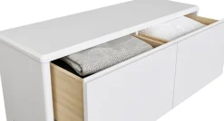 OTTO home Kommode »Luven« FSC® zertifiziertes Massivholz, mit 2 Schubkasten