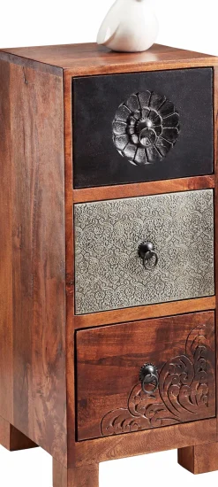 OTTO home Kommode »Mahar« Breite 30 cm mit Metallfronten