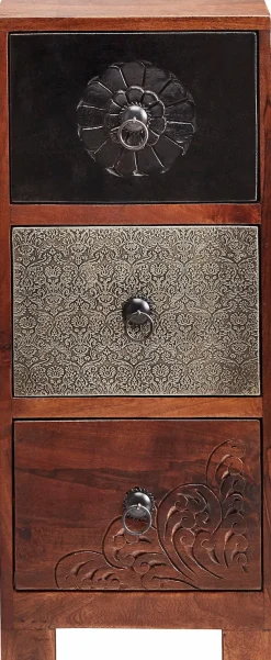 OTTO home Kommode »Mahar« Breite 30 cm mit Metallfronten