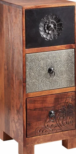 OTTO home Kommode »Mahar« Breite 30 cm mit Metallfronten