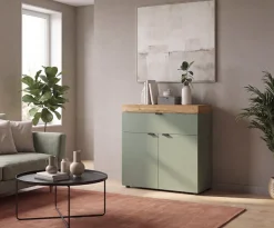 OTTO home Kommode »MAMBO II, Breite 77cm, 2 Türen, 1 Einlegeboden, 1 Schubkasten« 1 Stk. tlg. Kommode, Anrichte, Wohnzimmer, Schlafzimmer