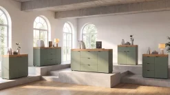 OTTO home Kommode »MAMBO II, Breite 77cm, 2 Türen, 1 Einlegeboden, 1 Schubkasten« 1 Stk. tlg. Kommode, Anrichte, Wohnzimmer, Schlafzimmer