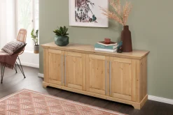 OTTO home Kommode »Melissa« aus massiver Kiefer, FSC® zertifiziert, 4-türig, Breite 171 cm