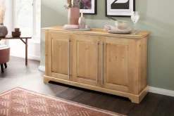 OTTO home Kommode »Melissa« aus massiver Kiefer, FSC® zertifiziert, 3-türig, Breite 132 cm