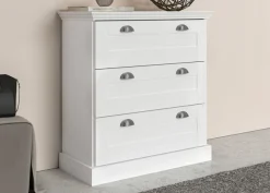 OTTO home Kommode »Motala« mit 3 Schubladen, Breite 75 cm, Höhe 80 cm