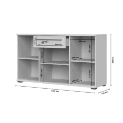 OTTO home Kommode »Opera Kombikommode, Sideboard, Schubladenkommode« UV lackiert, Soft Close Funktion, Höhenverstellbare Füße