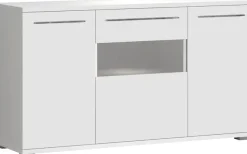 OTTO home Kommode »Piano« (H/B/T): 84,6/150/45,2cm,Hochglanz UV lackiert, Soft-Close Funktion