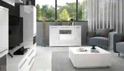 OTTO home Kommode »Piano« (H/B/T): 84,6/150/45,2cm,Hochglanz UV lackiert, Soft-Close Funktion