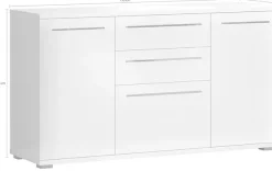 OTTO home Kommode »Piano« (H/B/T): 84,6/150/45,2cm,Hochglanz UV lackiert, Soft-Close Funktion