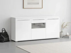 OTTO home Kommode »Piano« (H/B/T): 84,6/180/45,2cm,Hochglanz UV lackiert, Soft-Close Funktion