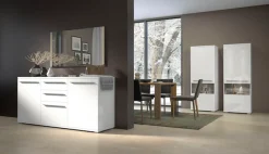 OTTO home Kommode »Piano« (H/B/T): 64,6/180/45,2cm,UV lackiert, Soft-Close Funktion