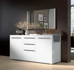 OTTO home Kommode »Piano« (H/B/T): 64,6/180/45,2cm,UV lackiert, Soft-Close Funktion