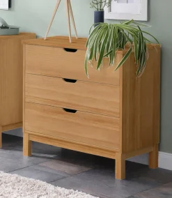 OTTO home Kommode »Post« aus massivem Kiefernholz, mit Stauraummöglichkeiten, Breite 76 cm