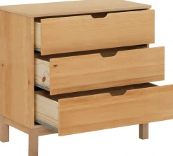 OTTO home Kommode »Post« aus massivem Kiefernholz, mit Stauraummöglichkeiten, Breite 76 cm