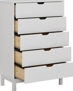 OTTO home Kommode »Post« massives Kiefernholz, mit vielen Stauraummöglichkeiten, Breite 76 cm