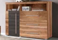 OTTO home Kommode »Roger,Breite 120cm, moderne Anrichte mit 3 Schubladen« Kommode mit viel Stauraum, Masse 120x92x38,5 (B/H/T)