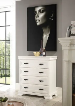 OTTO home Kommode »Royal, Schrank im Landhausstil, Wohnzimmerschrank, Mehrzweckschrank« Metallgriffe, ausreichend Stauraum, vielseitig einsetzbar, 88 cm breit