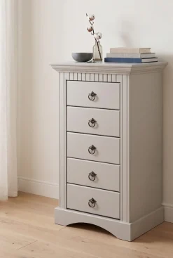 OTTO home Kommode »Rustic« Breite 48cm, aus massiver Kiefer, 5 Schubladen, FSC®-zertifiziert