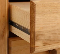 OTTO home Kommode »Sideboard, Anrichte, mit 3 Schubladen, 2 Türen« aus massiver Kiefer, Breite 130 cm