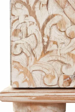 OTTO home Kommode »Sideboard mit 2 Türen, Breite/Höhe: 75/75 cm« Fronten mit individuellen Schnitzereien