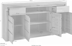 OTTO home Kommode »Silkeborg« Breite 170 cm