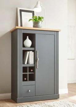 OTTO home Kommode »Westminster, Schrank im Landhausstil, Wohnzimmerschrank« Mehrzweckschrank, viel Stauraum, Metallgriffe, in 2 Farben erhältlich