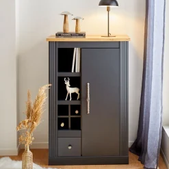 OTTO home Kommode »Westminster, Schrank im Landhausstil, Wohnzimmerschrank« Mehrzweckschrank, viel Stauraum, Metallgriffe, in 2 Farben erhältlich