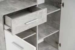 OTTO home Kompaktgarderobe »Martin Flurgarderobe, Dielenschrank, Flurmöbel, Breite 134 cm« Schuhschrank, mit Spiegel, in modernen Farben, mit 10 Haken