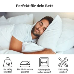 OTTO home Lattenrost »Randsfjord, 90x200, 140x200 cm und weiteren Größen« Lattenrost für alle Matratzen, langlebig, ergonomisch, 7-Zonen