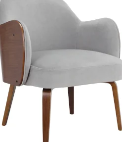 OTTO home Loungesessel »Eleena, Sessel Wohnzimmer,« 1 Stk. tlg. Stoff aus recyceltem Polyester, Beine aus Pappelholz, Sitzhöhe 47 cm