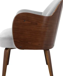 OTTO home Loungesessel »Eleena, Sessel Wohnzimmer,« 1 Stk. tlg. Stoff aus recyceltem Polyester, Beine aus Pappelholz, Sitzhöhe 47 cm