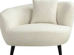 OTTO home Loungesessel »Olivia« XXL-Sessel, Nierenform-Sessel mit Zierkissen im Originalbezug