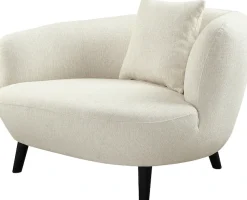 OTTO home Loungesessel »Olivia« XXL-Sessel, Nierenform-Sessel mit Zierkissen im Originalbezug