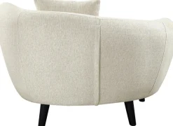 OTTO home Loungesessel »Olivia« XXL-Sessel, Nierenform-Sessel mit Zierkissen im Originalbezug