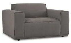OTTO home Loveseat »Avelin, 1.5 Sitzer, 140 cm,Chenille, Struktur-Boucle« mit Wellenunterfederung, Kedernaht, bodentief, Skandi-Design