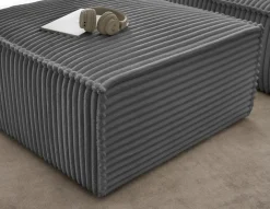 OTTO home Loveseat »FINNLEY Cord, Loveseat & Hocker im Set« 2 Stk. tlg. verfügbar in den Stoffqualitäten Bouclé, Struktur fein und Mega Cord
