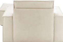 OTTO home Loveseat »FINNLEY Struktur fein, Loveseat & Hocker im Set« 2 Stk. tlg. verfügbar in den Stoffqualitäten Bouclé, Struktur fein und Mega Cord