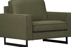 OTTO home Loveseat »Pinto 105 cm, Cord, Chenille, Lederoptik« mit Keder, Metallfüßen und auch in Cord Bezug erhältlich