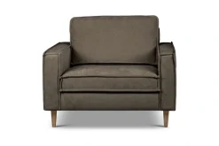 OTTO home Loveseat »Pinto Skandi 105 cm, Chenille, Struktur« mit Keder, Massivholzfüße Eiche geräuchert