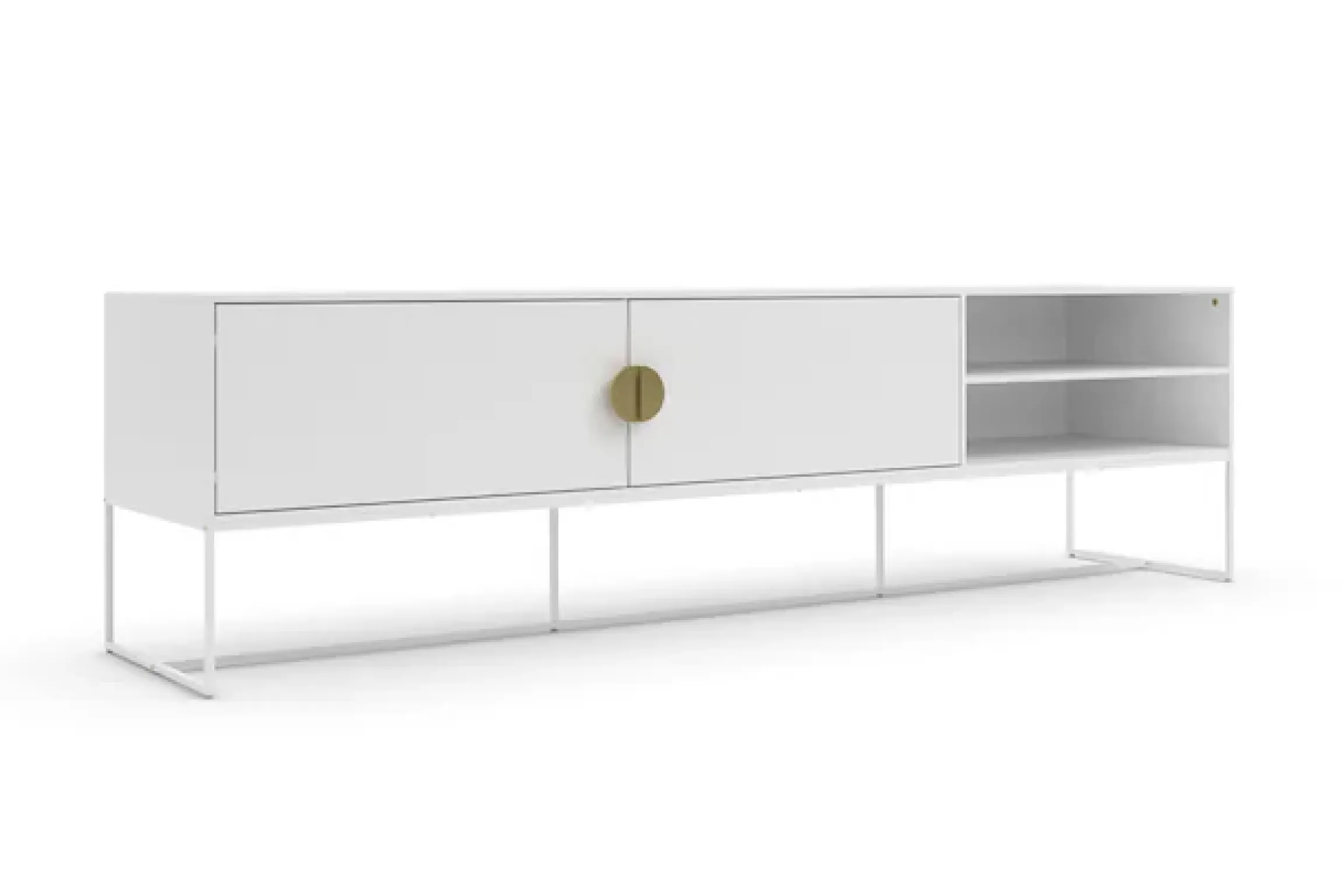 OTTO home Lowboard »Abito« Kommodemit Kabeldurchführung,Einlegeboden, Breite 180 cm