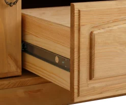 OTTO home Lowboard »Anna« Gesamtmaße (B/T/H): ca. 140/44/50 cm,TV-Board, Breite 140 cm, 2 Türen, 1 Schublade, Massivholz, FSC®