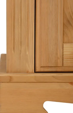 OTTO home Lowboard »Anna« Gesamtmaße (B/T/H): ca. 140/44/50 cm,TV-Board, Breite 140 cm, 2 Türen, 1 Schublade, Massivholz, FSC®
