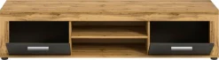 OTTO home Lowboard »AOSTA, Breite 160 cm, 2 Klappen, 2 offene Fächer« in verschiedenen Farbausführungen, individuell kombinierbar,TV-Board, Mediaboard, TV-Möbel, TV-Lowboard, Fernsehschrank, Sideboard