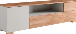 OTTO home Lowboard »Citra teilmassiv« Breite 160cm ,moderne grifflose Optik mit push to open Funktion