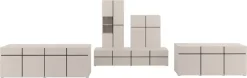 OTTO home Lowboard »Cross,Breite 225 cm, moderne grifflose TV-Kommode« TV-Schrank mit viel Stauraum, TV-Board