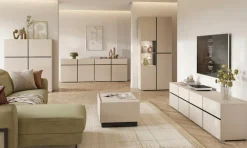 OTTO home Lowboard »Cross,Breite 225 cm, moderne grifflose TV-Kommode« TV-Schrank mit viel Stauraum, TV-Board