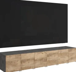 OTTO home Lowboard »Denver Erlebe die Weltmeisterschaft im XXL-Format« 1 Stk. tlg. Elegantes TV-Möbel 220 cm, speziell für bis zu 98-Zoll Fernseher
