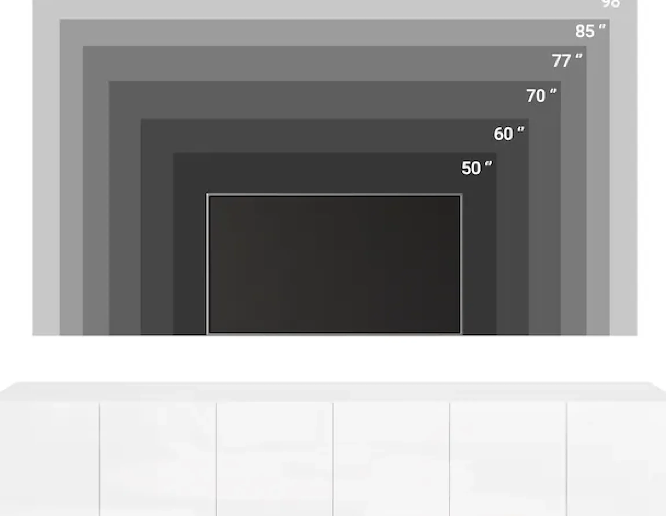 OTTO home Lowboard »Denver Erlebe die Weltmeisterschaft im XXL-Format« 1 Stk. tlg. Elegantes TV-Möbel 220 cm, speziell für bis zu 98-Zoll Fernseher